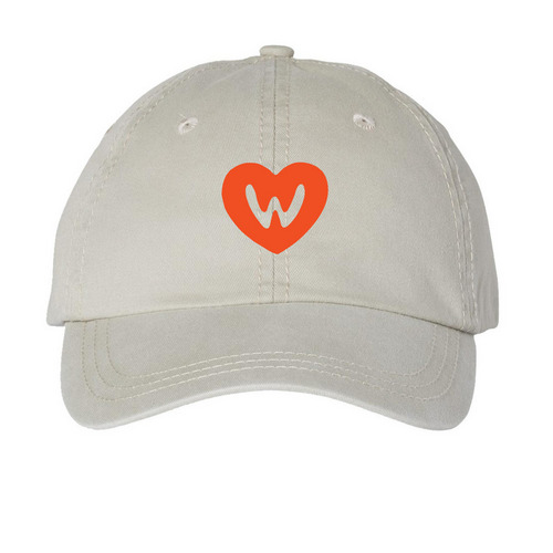 Walter Fan Cap, a Stone Printed Pigment Dye Baseball Cap