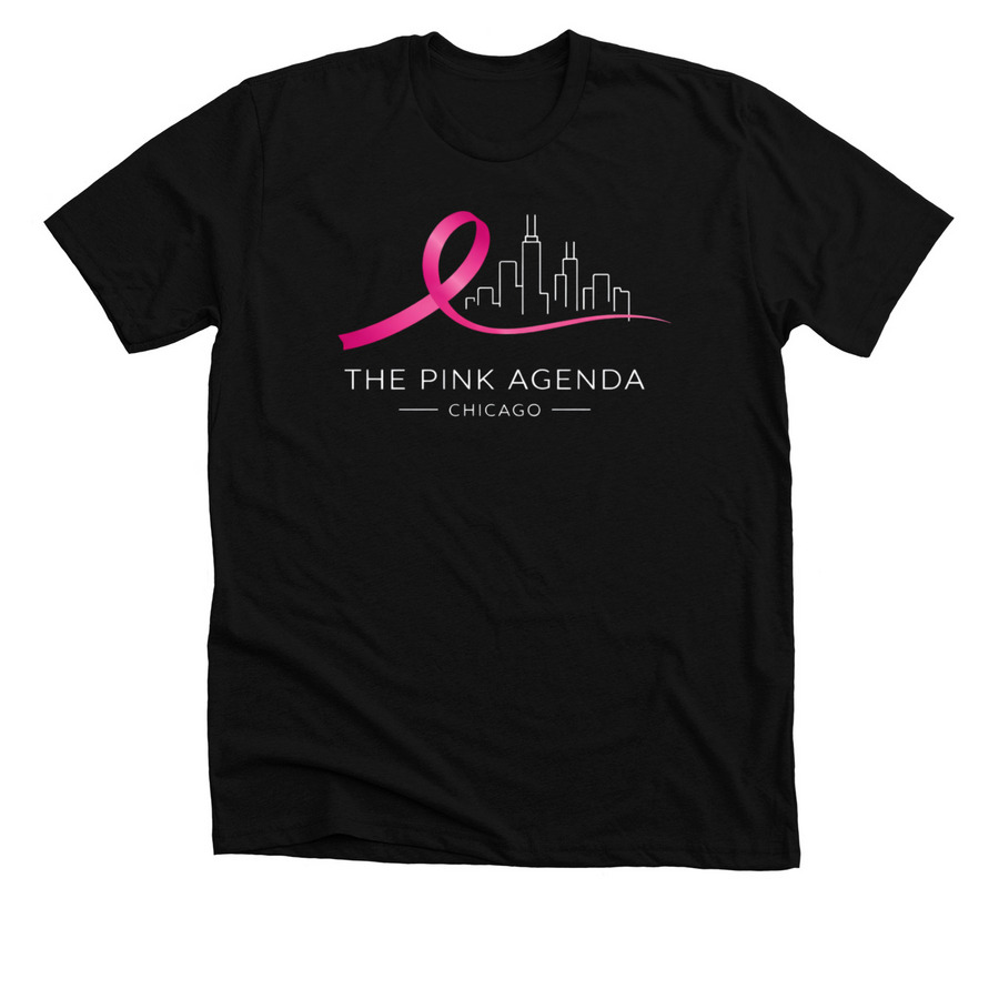 TPA Chicago Skyline | Cotton Collection, a Solid Black Blend Premium Unisex Tee