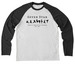 Seven Star 2025 Banner all black, a Space Black/ Bright White Allmade Eco Triblend Colorblock Raglan Long Sleeve Tee