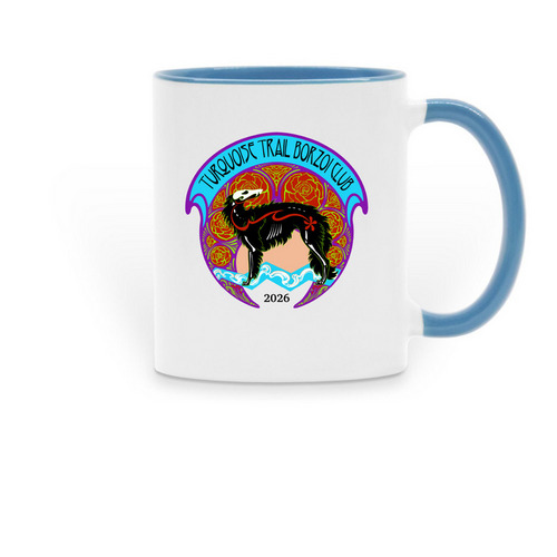 TTBC 2026 collectable - Dia de los Muertos, a Light Blue Two-Tone Ceramic Mug