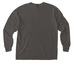 TugDuck Long Sleeve Pocket Shirt, a Pepper Comfort Colors Long Sleeve Pocket Tee (back-view)
