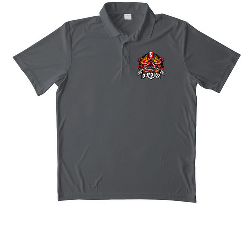 Kraken Polos & Half Zips, a Iron Grey Unisex Performance Polo