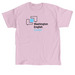 White & Grey with Large Logo, a Light Pink Classic Unisex Tee