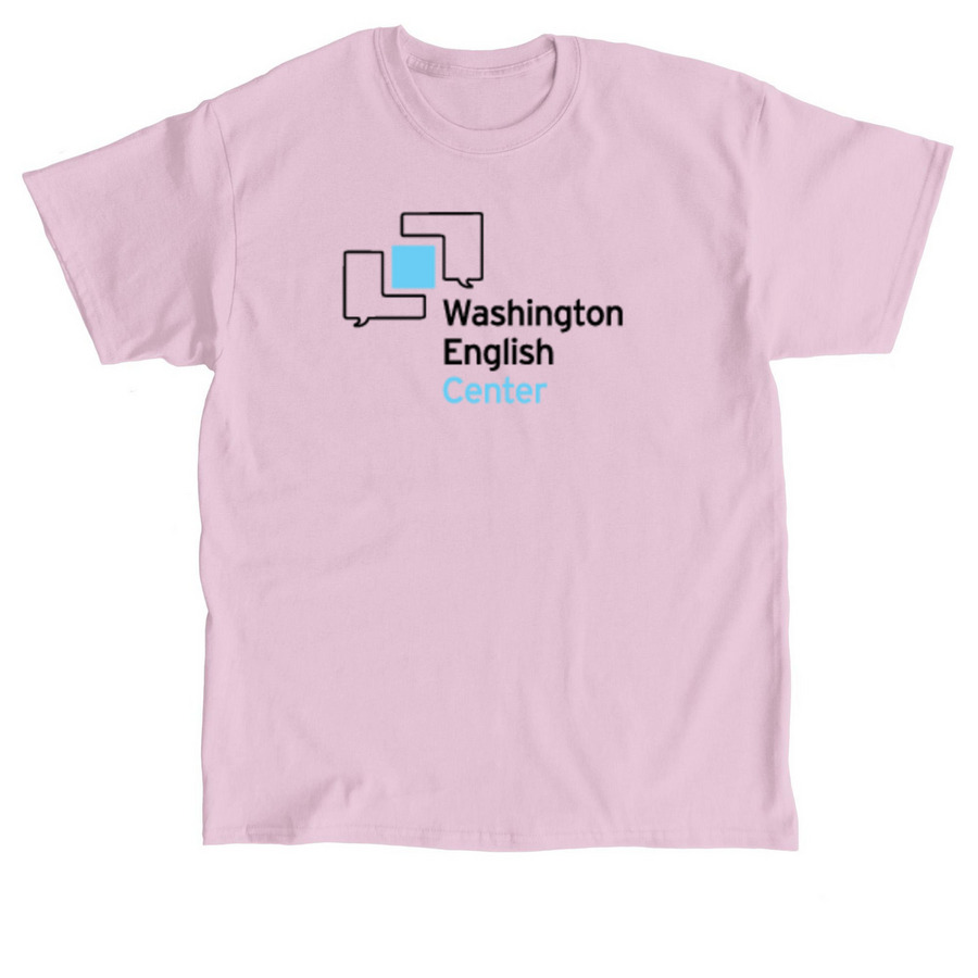 White & Grey with Large Logo, a Light Pink Classic Unisex Tee