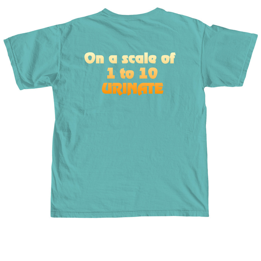 YoureAn8, a Seafoam Comfort Colors Unisex Tee (back-view)