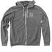 The Guardian Mark, a Deep Heather Zip Up Hoodie