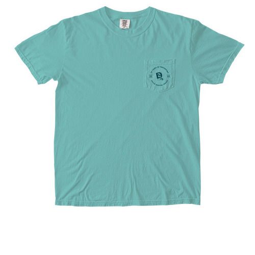 25th Anniversary T-Shirt, a Chalky Mint Comfort Colors Pocket Tee