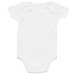 Harvard Dance Infant Onesie, a White Infant Onesie (back-view)