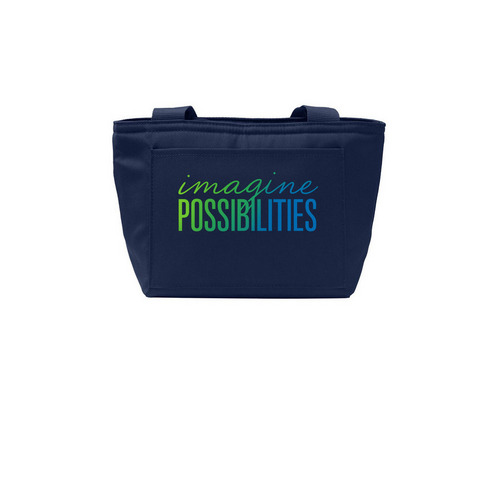IP Lunch Tote, a River Blue Navy Insulated Lunch Tote