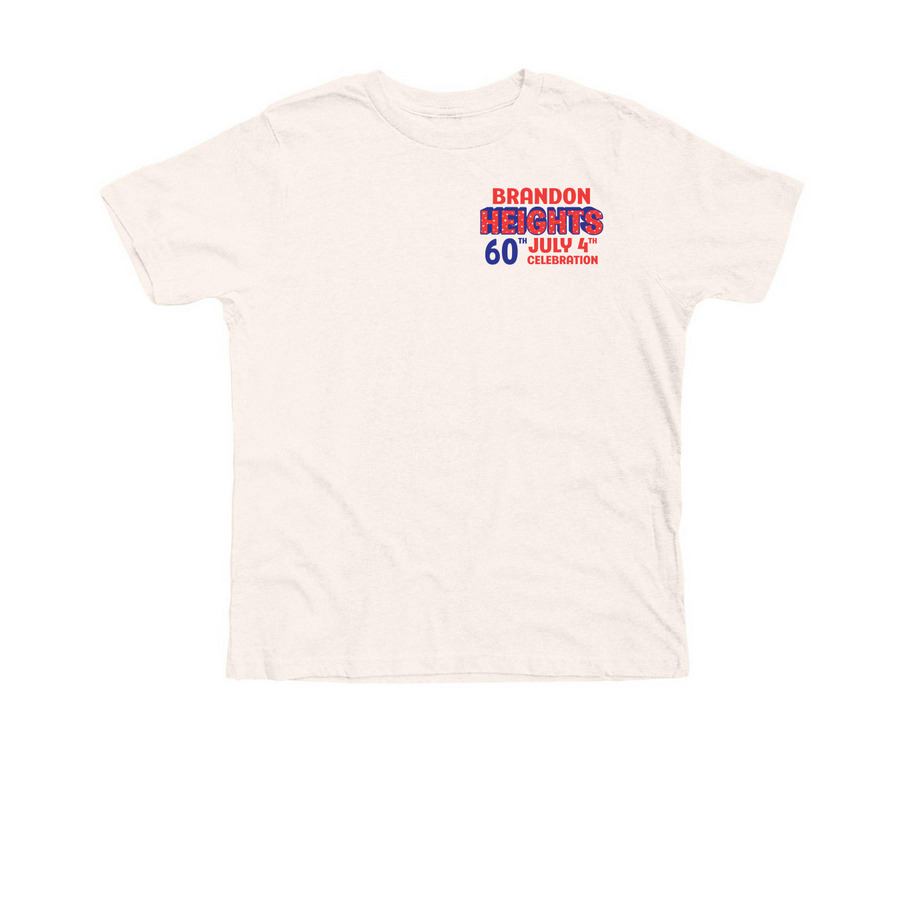 Youth Tee, a Heather Natural Premium Youth Tee