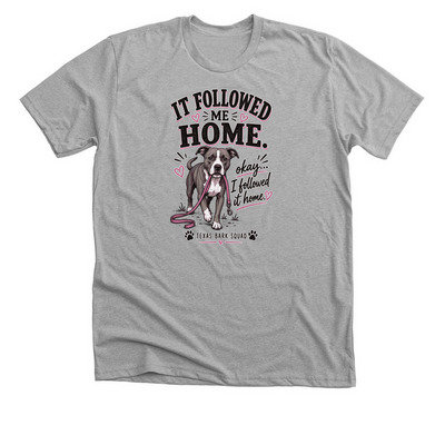 It Followed Me Home ?, a Athletic Heather Premium Unisex Tee