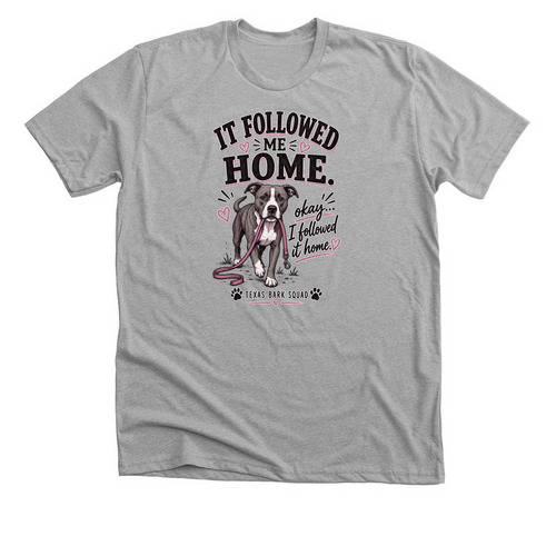 It Followed Me Home ?, a Athletic Heather Premium Unisex Tee
