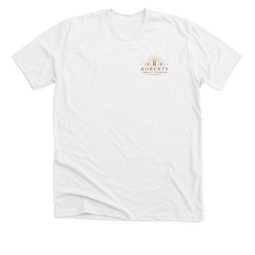 Roots Run Deep, a Solid White Blend Premium Unisex Tee