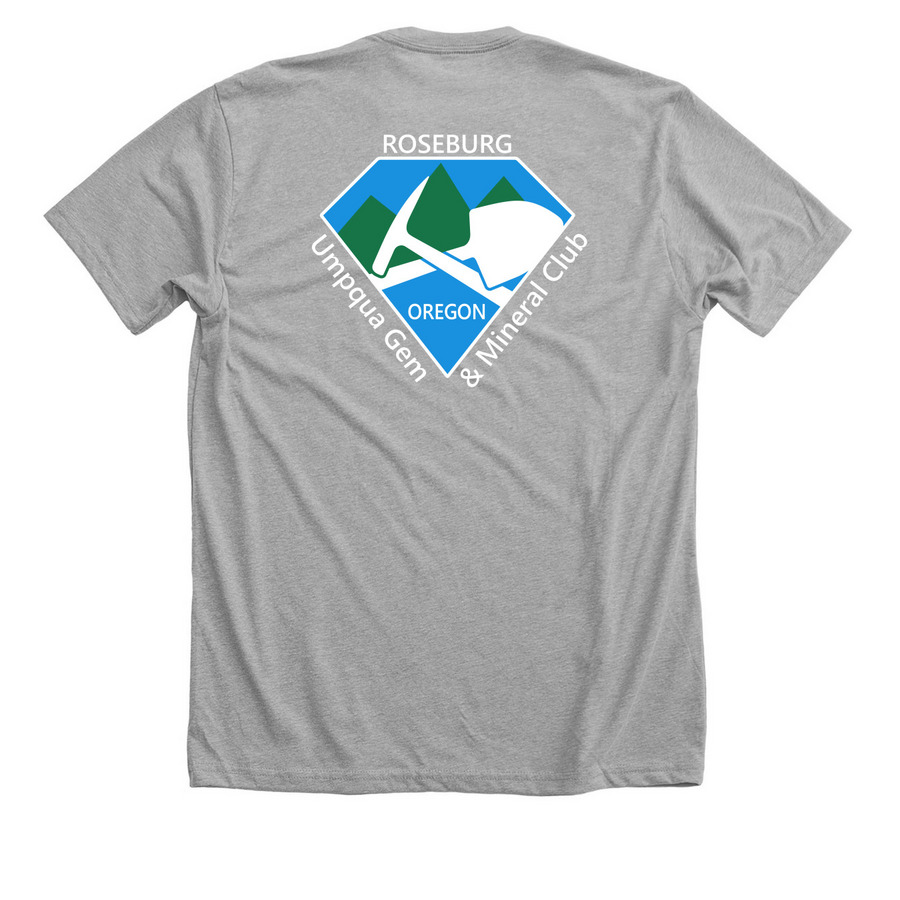 Logo Front and Back, a Athletic Heather Premium Unisex Tee (back-view)