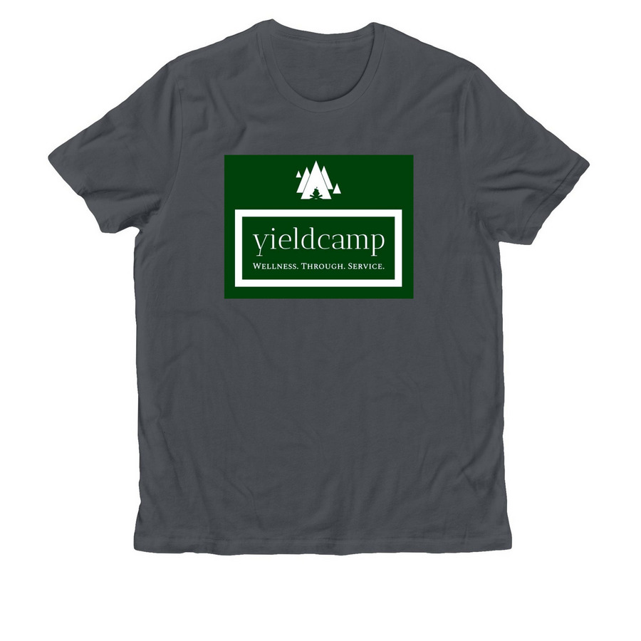 yieldcamp merch, a Terrain Grey Allmade Organic Cotton Unisex Tee