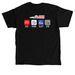 Ride-Drink-Sleep DARK COLORS, a Black Classic Unisex Tee