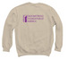 End Endo 5K Crewneck Sweatshirt, a Sand Crewneck Sweatshirt (back-view)