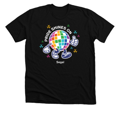 Pride@Segal 2026 Dark Background, a Solid Black Blend Premium Unisex Tee
