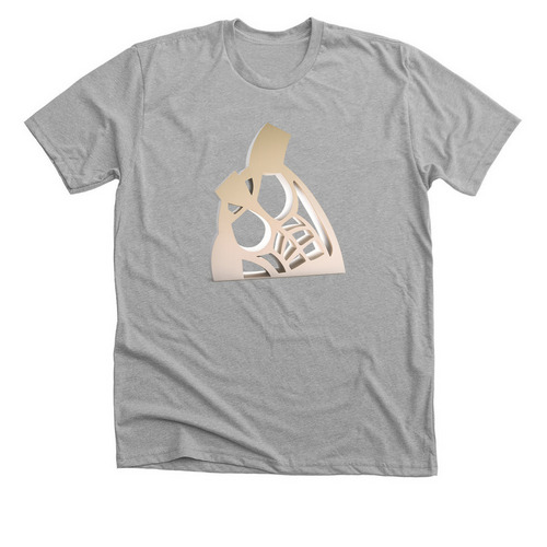 Wear Your Humanity, a Athletic Heather Premium Unisex Tee