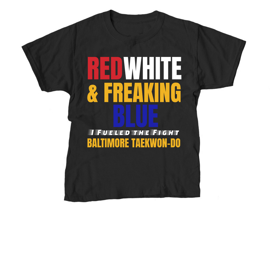 USA-3 Colors, 1 Team, a Black Youth Unisex Tee