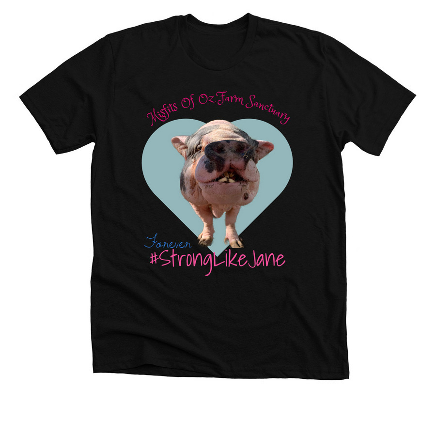 Forever Strong&nbsp;, a Solid Black Blend Premium Unisex Tee