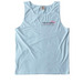 Filled with Whimsy & Political Rage, a Chambray Comfort Colors Tank Top