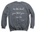 Birdie?s Beats, a Dark Heather Crewneck Sweatshirt (back-view)