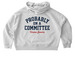 The Clubhouse Collection, a Cool Heather Grey Stanley/Stella Women?s Stella Ida Zip Up Pullover Hoodie (back-view)