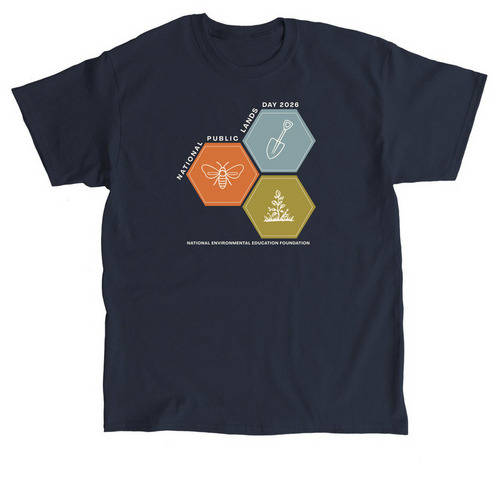 Honeycomb Trio (Dark), a Navy Classic Unisex Tee