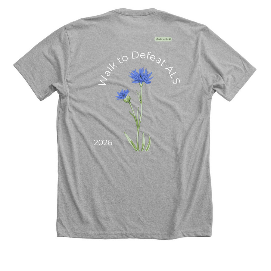Starkey Strong team shirts, a Athletic Heather Premium Unisex Tee (back-view)