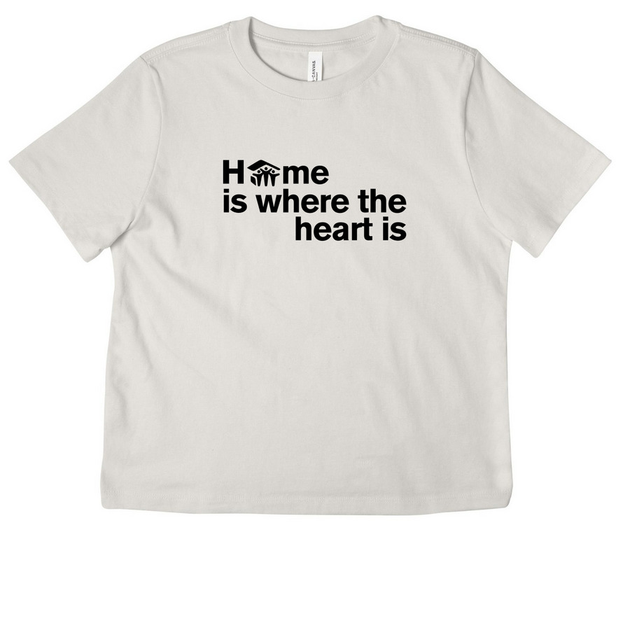 Habitat Texas Home Is Where, a Vintage White Women's Heavyweight Tee