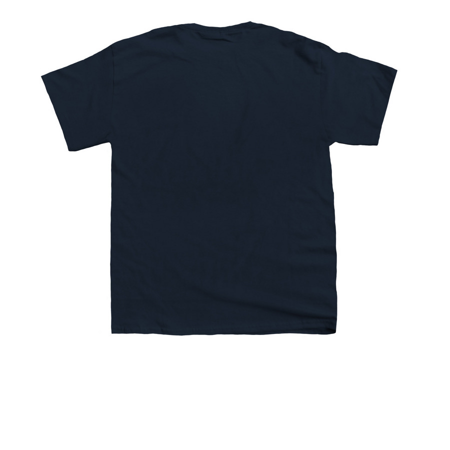 Navy KCA Eagles Athletics, a Navy Youth Unisex Tee (back-view)