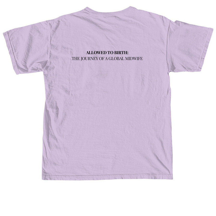 Darling, a Orchid Comfort Colors Unisex Tee (back-view)