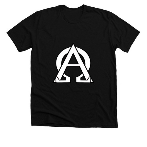 Alpha and Omega, a Solid Black Blend Premium Unisex Tee