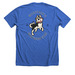 LBL - Northern Star, a Heather True Royal Premium Unisex Tee (back-view)