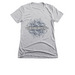 Floral Design, a Dark Heather Grey Women's Slim Fit Tee