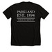 Parkland Surgical Services, a Solid Black Blend Premium Unisex Tee (back-view)