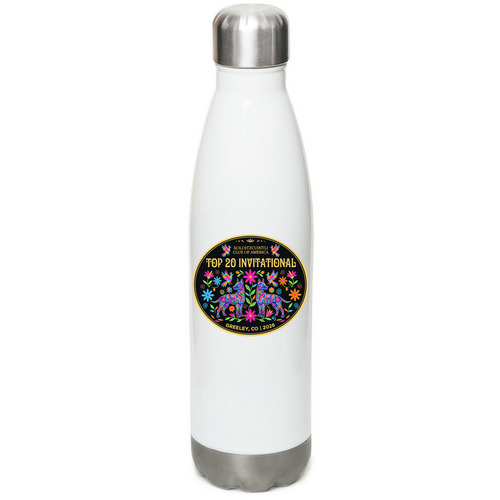 Xolo Top 20, a White Stainless Steel Water Bottle