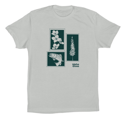 Idaho Gives 2024, a Silver Premium Cotton Tee