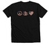 Rockin R 4th of July&nbsp;, a Solid Black Blend Premium V-Neck Tee (back-view)