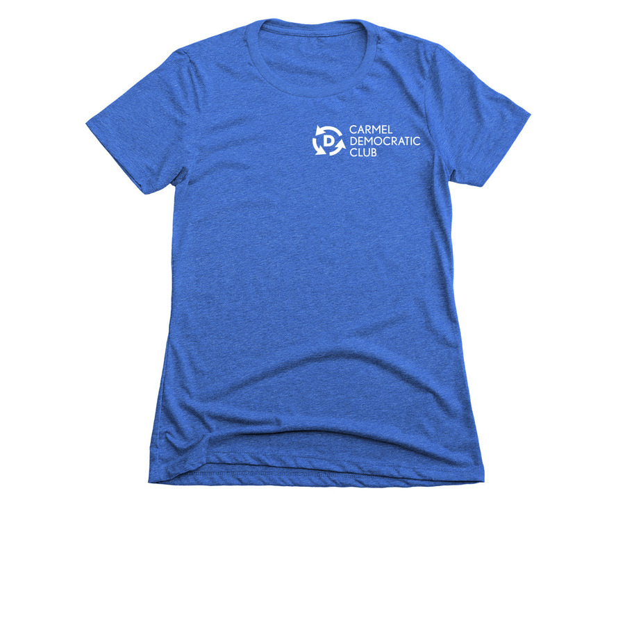 Carmel Dem Club Blue Tees, a Royal Women's Slim Fit Tee