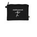 Dadthrowsrock, a Black 9"x7" Hemp Blend Pouch