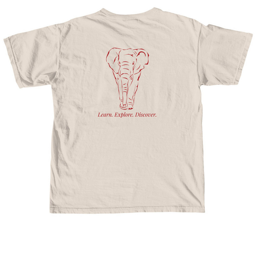 UA Discovery Buddies Merch Drop, a Ivory Comfort Colors Unisex Tee (back-view)
