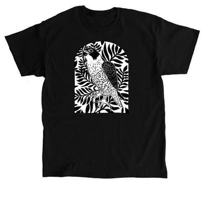 Peregrine Falcon, a Black Classic Unisex Tee