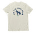 Let the Wolf Roam, a White Sand Allmade Organic Cotton Unisex Tee