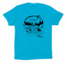 GIRTHMULE Float Crew Summer '26, a Turquoise Premium Cotton Tee