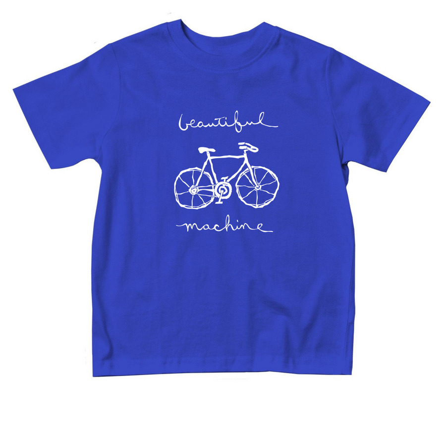 Beautiful Machine Toddler Tee, a Royal Blue Toddler Tee