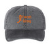 Team Everett, a Black Printed Pigment Dye Baseball Cap