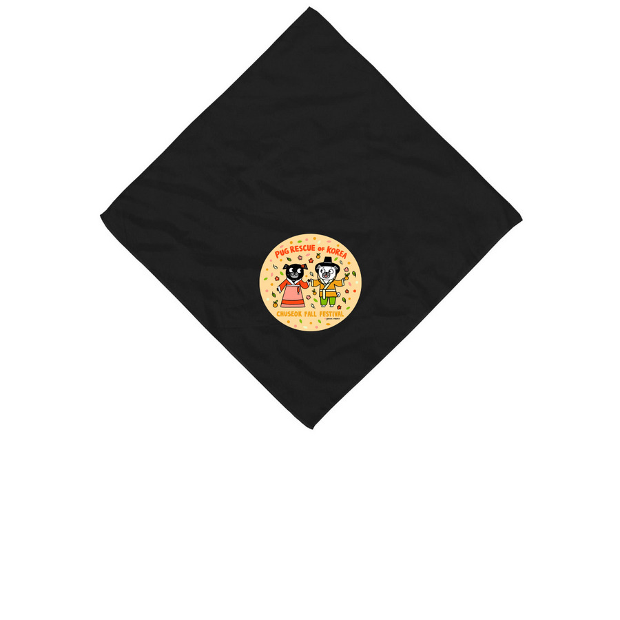 Chuseok Fall Festival 2025, a Black Cotton Bandana