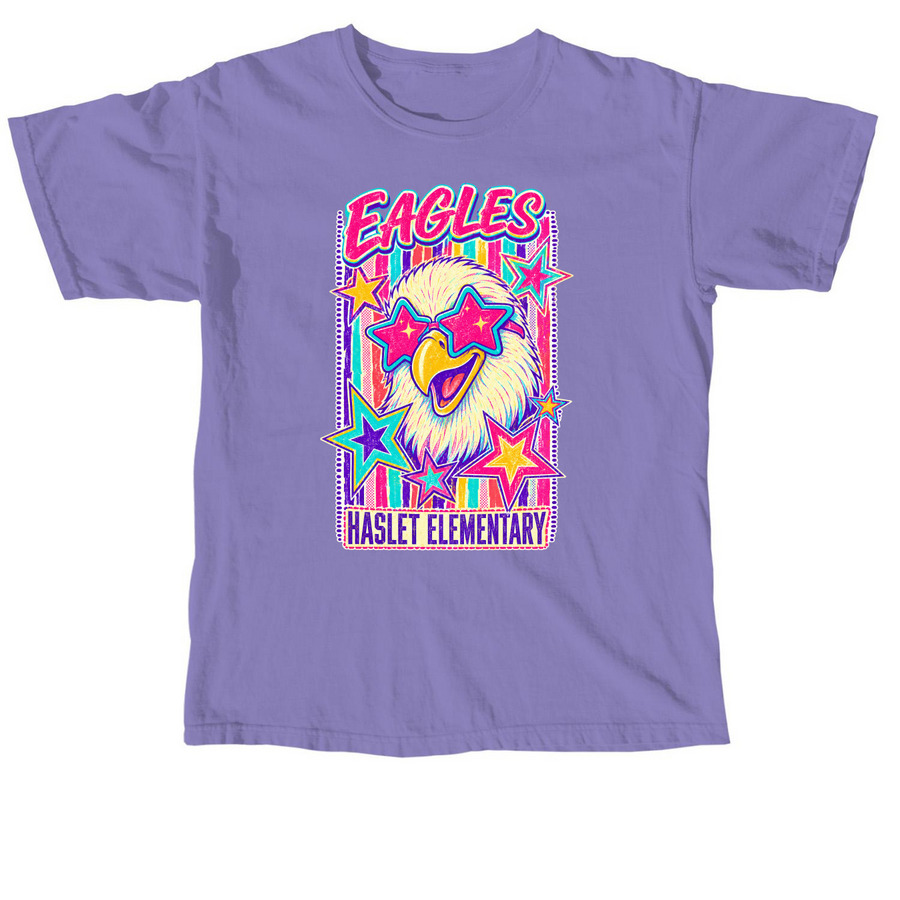 Haslet Star, a Violet Comfort Colors Unisex Tee